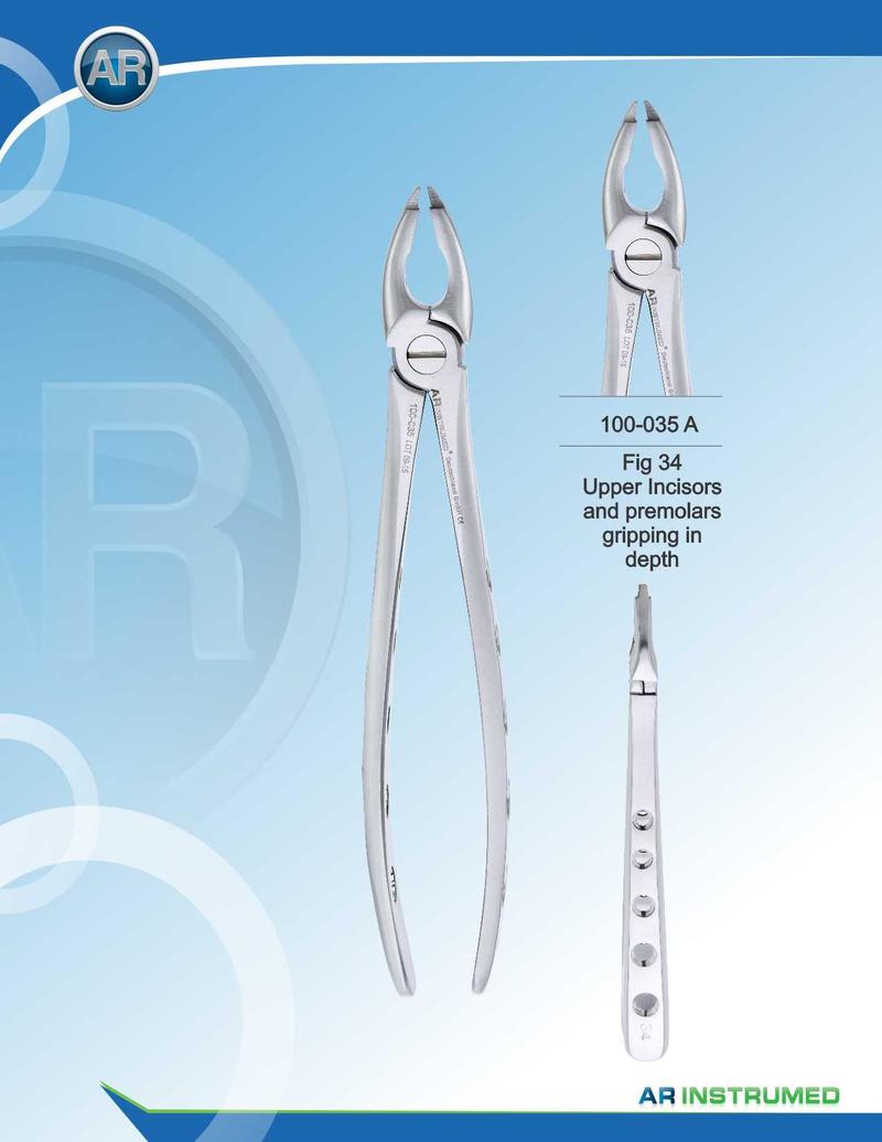 Fig.34 Incisivi superiori e premolari presa in profondità