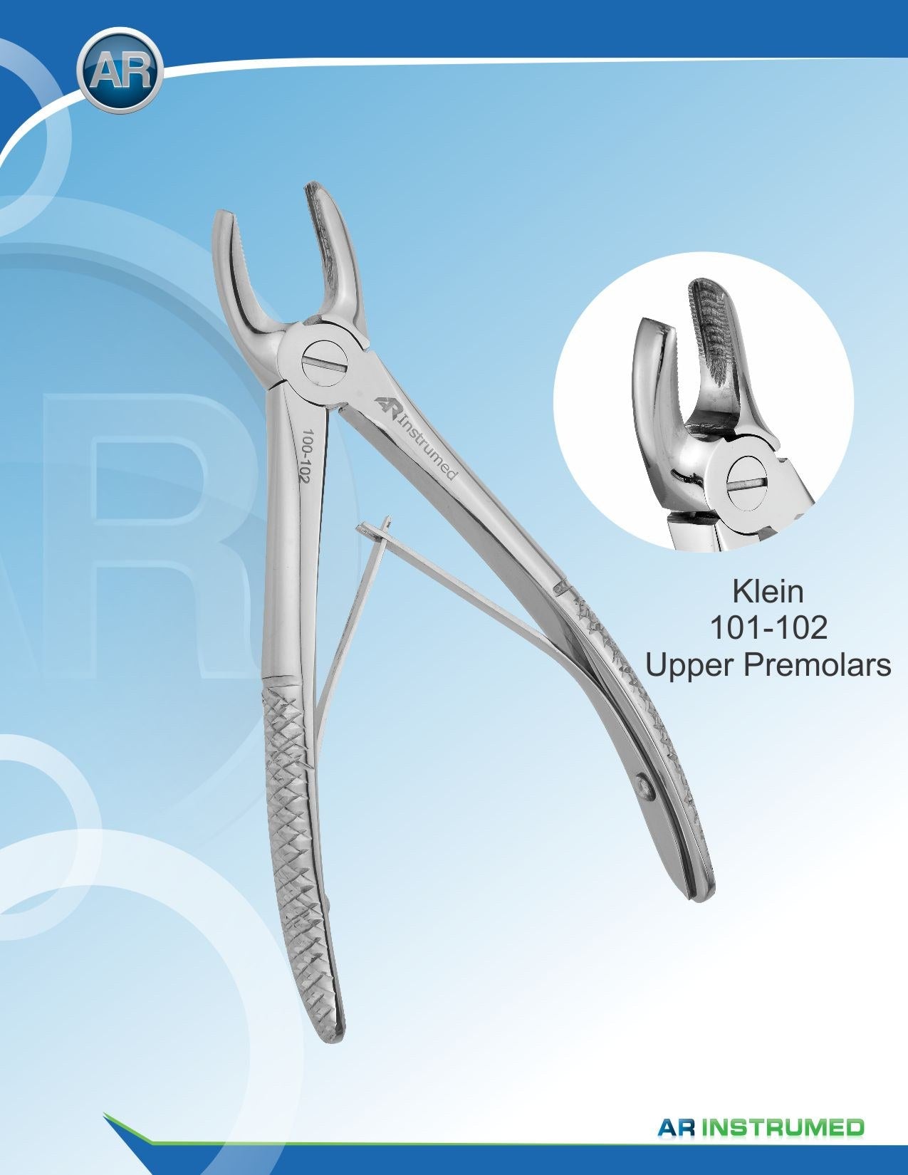 Premolari superiori Klein 10 cm