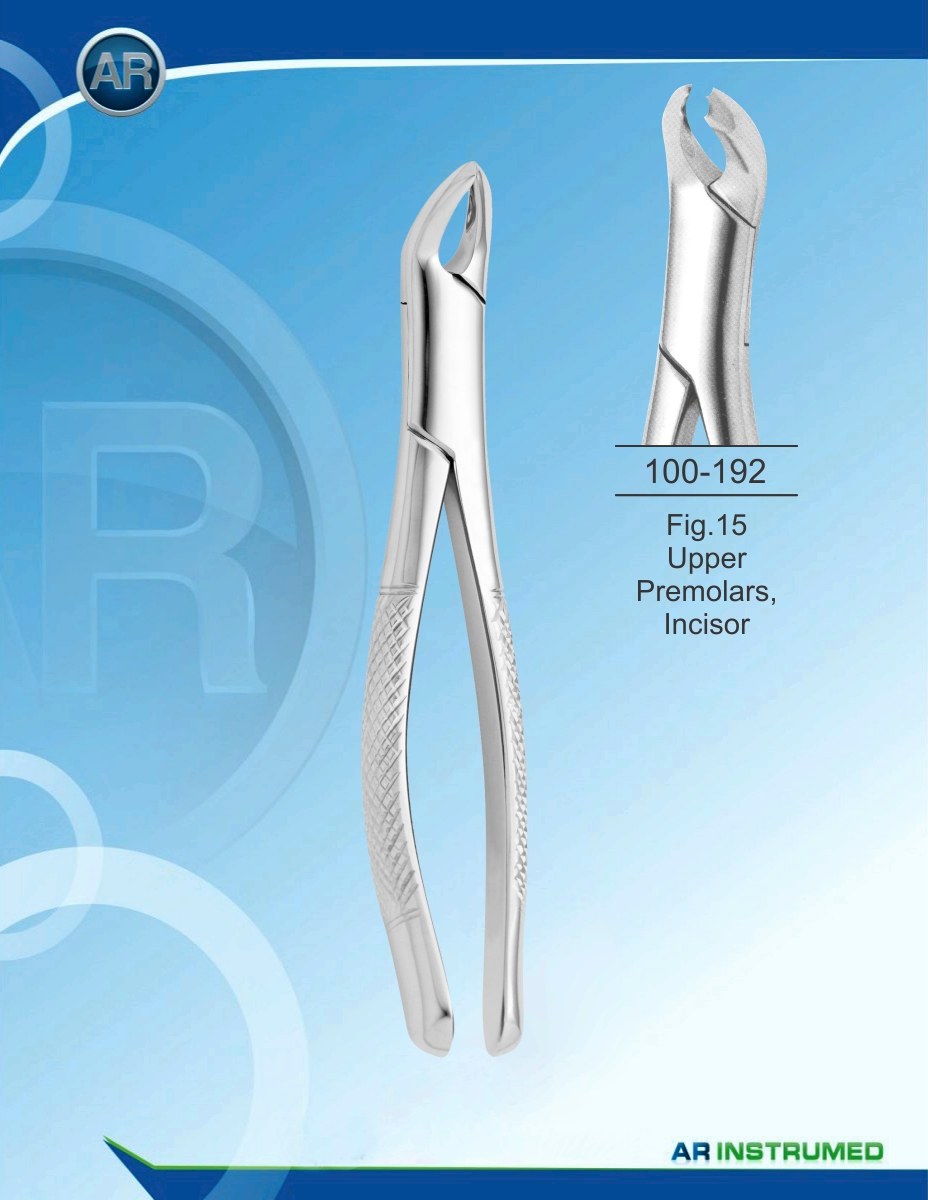 Fig.15 Premolari superiori, incisivi