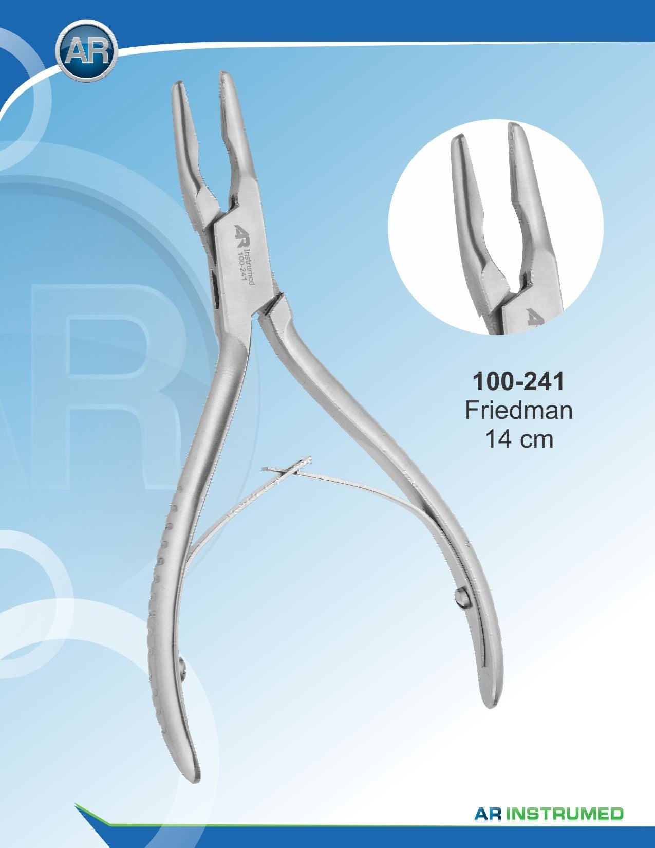 Pinza per ossa Friedman 14 cm