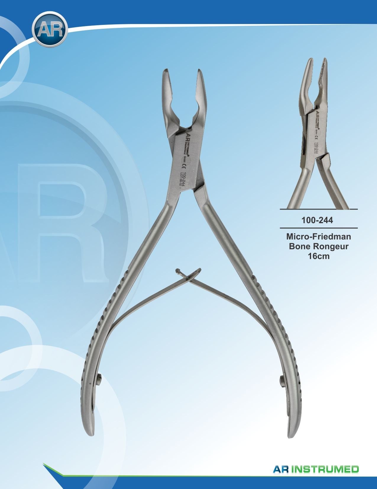 Pinza per ossa Micro-Friedman 16 cm