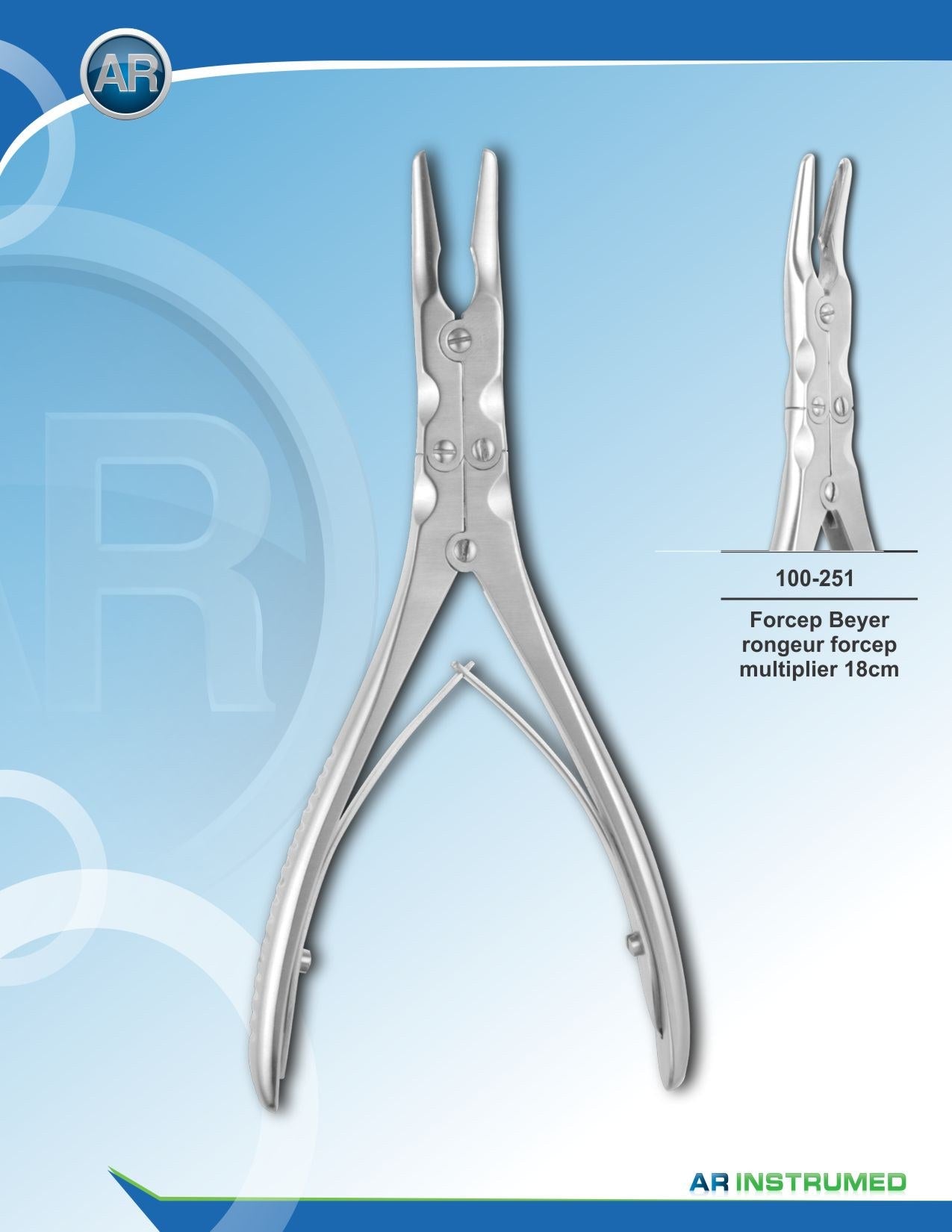 Pinza Beyer Rongeur Moltiplicatore per pinza 18,5 cm