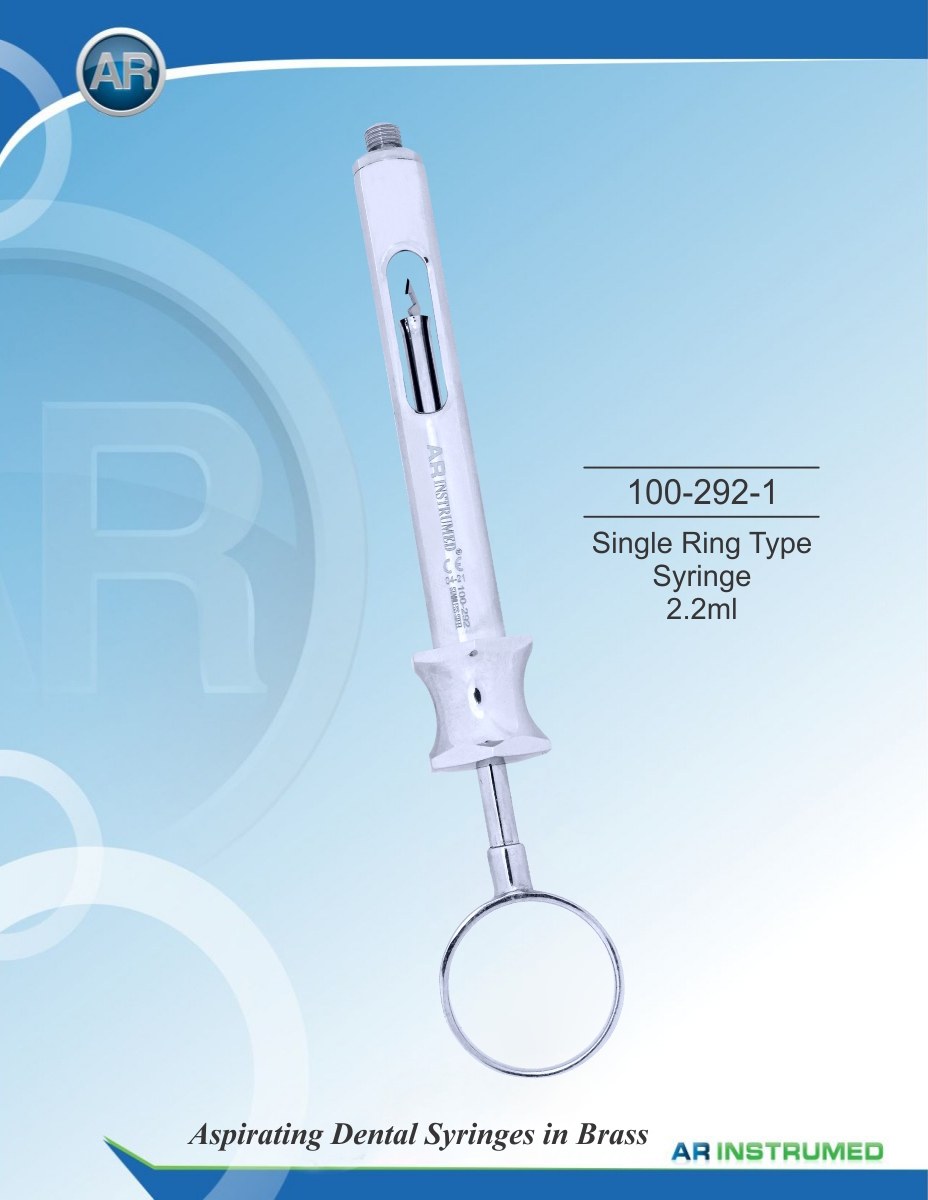 Siringa ad anello singolo da 2,2 ml