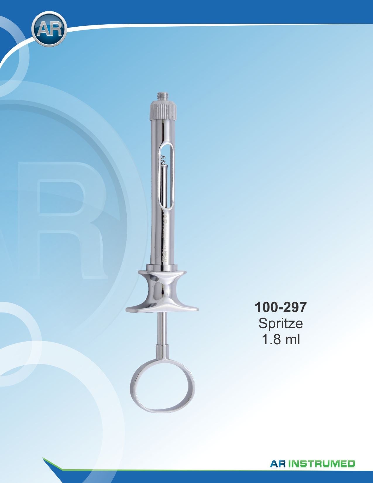 Siringa ad anello singolo Ago UE da 1,8 ml