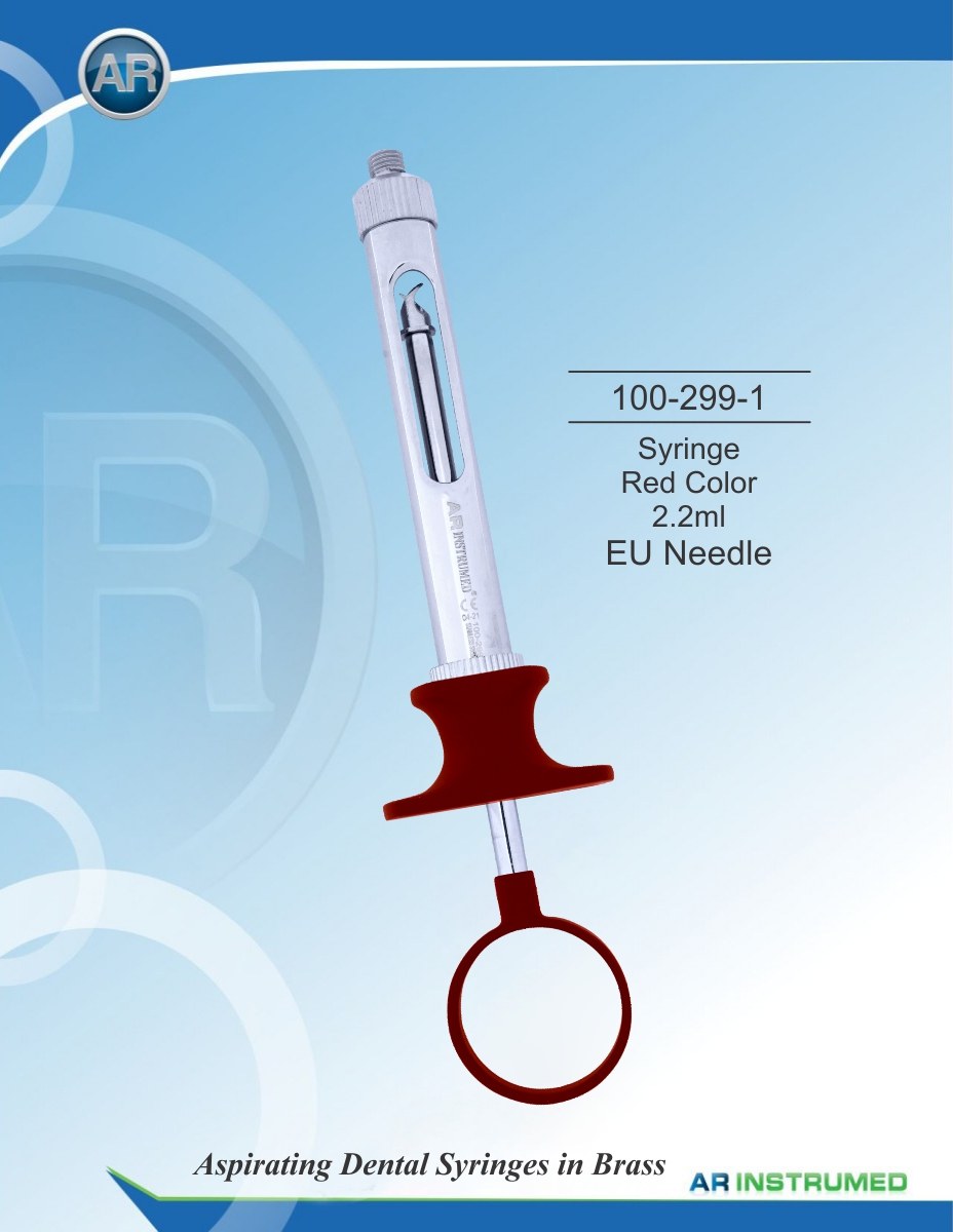 Ago EU da 2,2 ml per siringa di colore blu