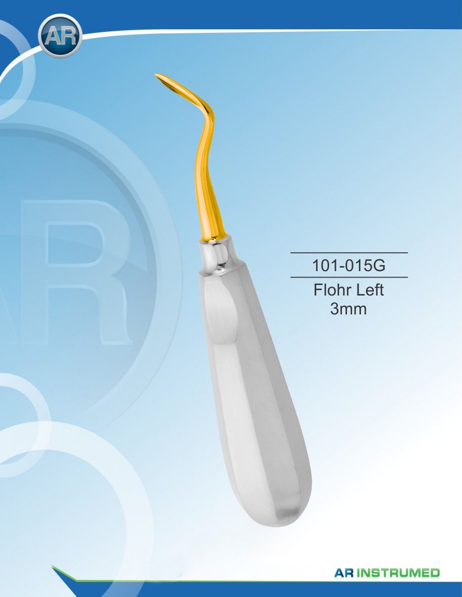 Sollevatore di radici Flohr 3 mm sinistro