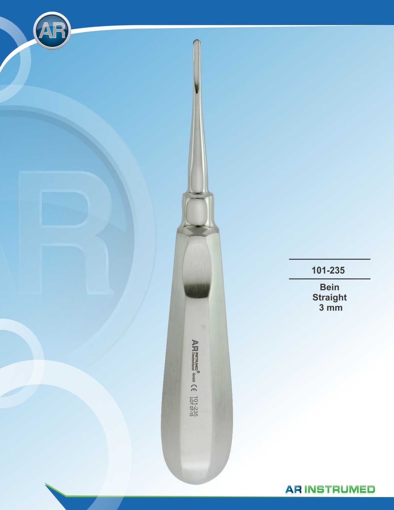 Luxatore dritto 3 mm