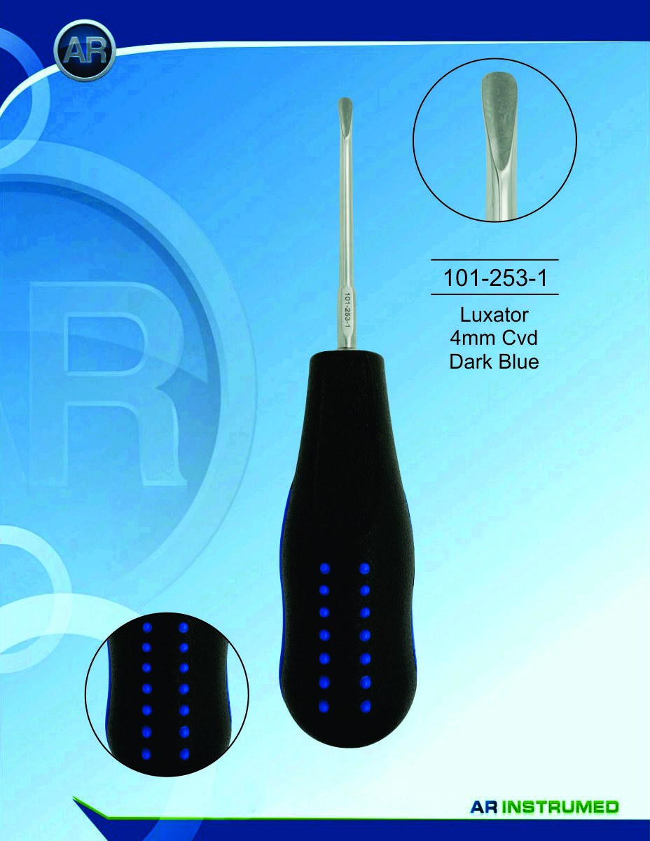 Elevatore per radici in plastica curvo da 4 mm