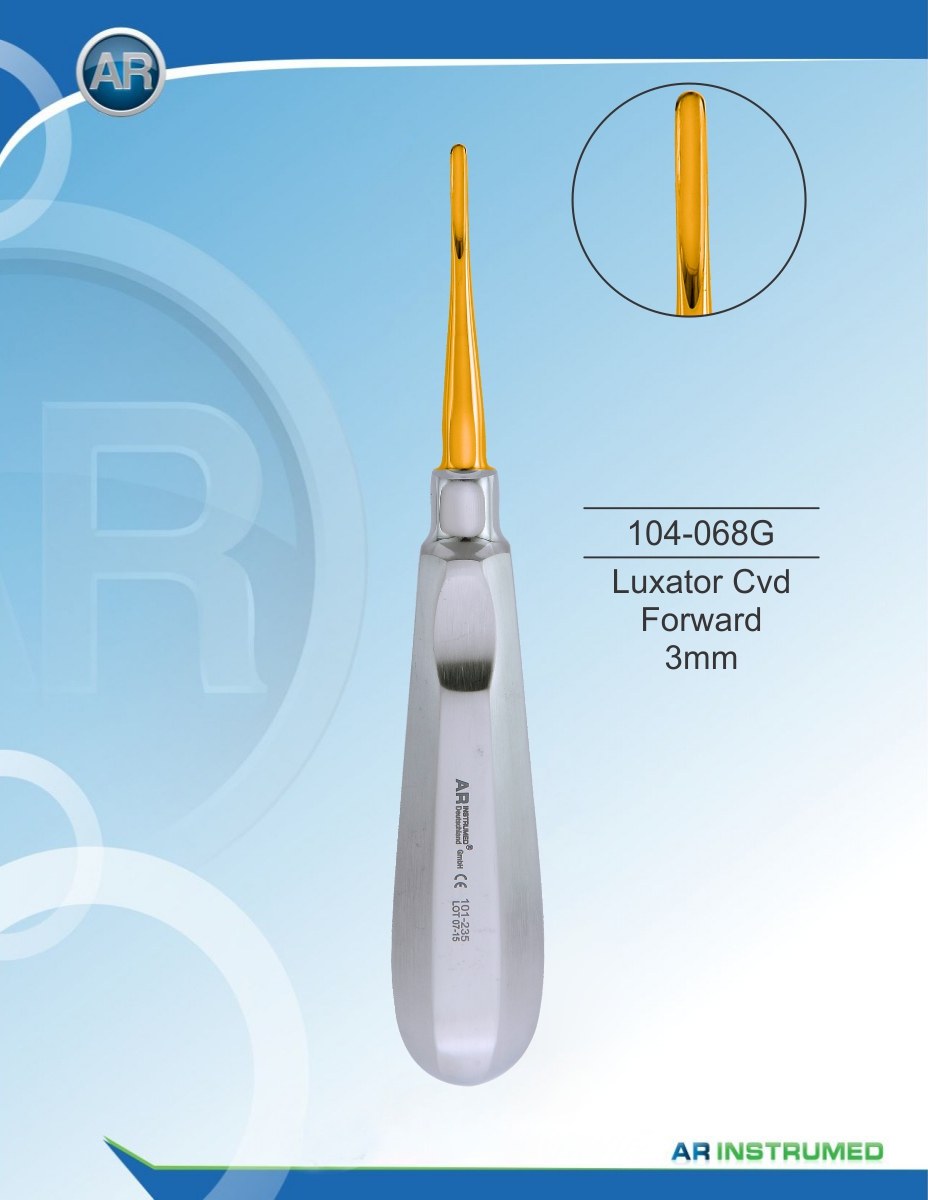 Luxatore curvo in avanti 3 mm