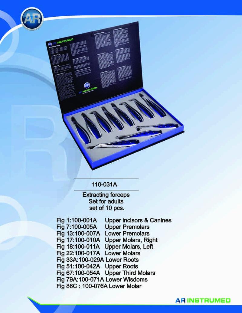 Set di pinze per estrazione per (adulti) Set da 11 PZ