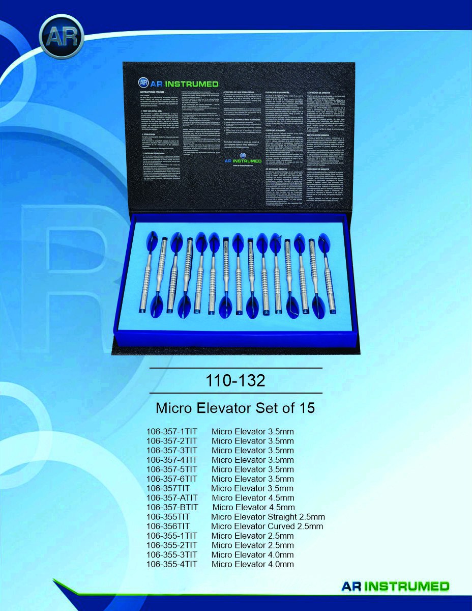 Set micro elevatore da 15 punte al plasma blu