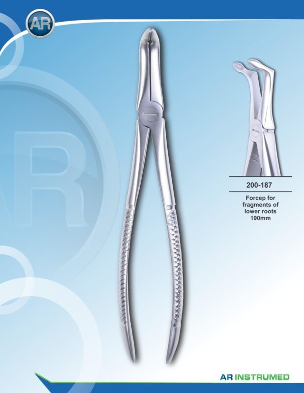 Pinza per Frammenti di Radici Inferiori 19cm
