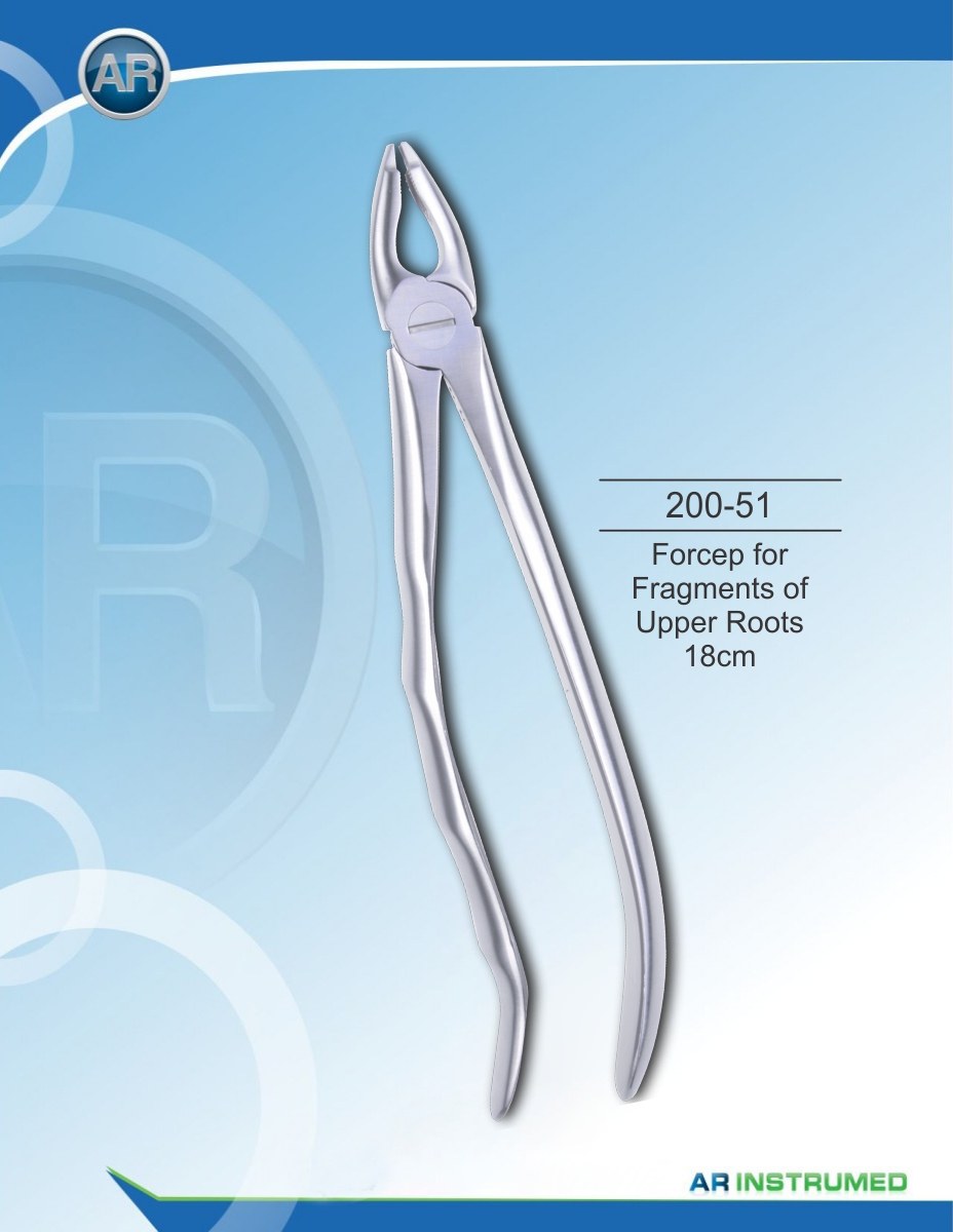 Pinza per Frammenti di Radici Superiori 18cm