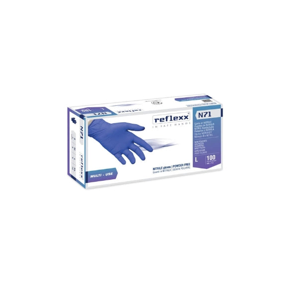 Guanti In Nitrile Senza Polvere Reflexx N71